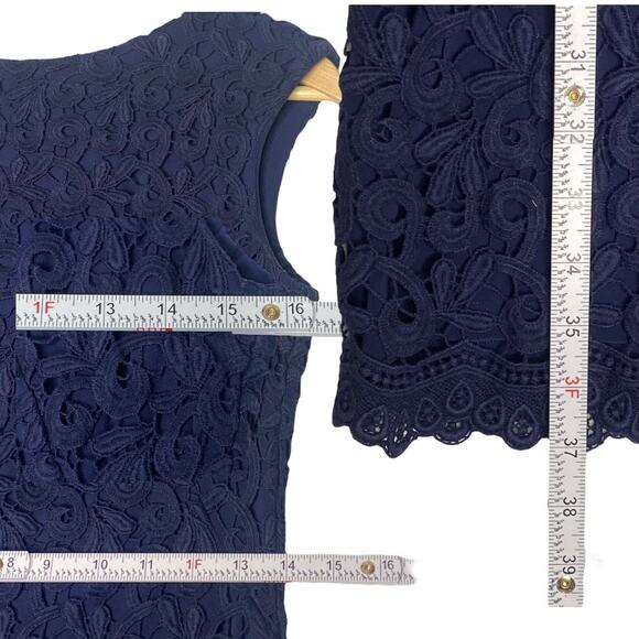 Ralph Lauren Lace Sheath Dress Womens 4 Retro‎ Minimalist Corpcore Office Siren - Picture 10 of 11